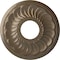 Ekena Millwork Blackthorn Ceiling Medallion (Fits Canopies up to 4 7/8"), 11 3/4"OD x 3 5/8"ID x 1"P, Warm Silver CM11BLWSS - alternate 1